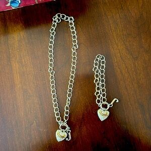 Juicy couture necklace and bracelet